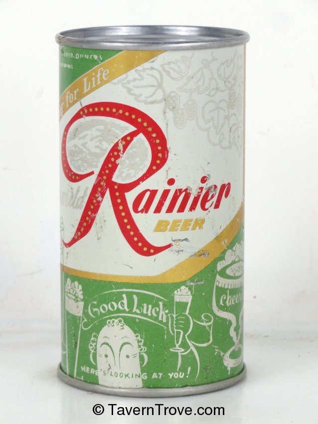 Rainier Jubilee Beer (Muted Green)