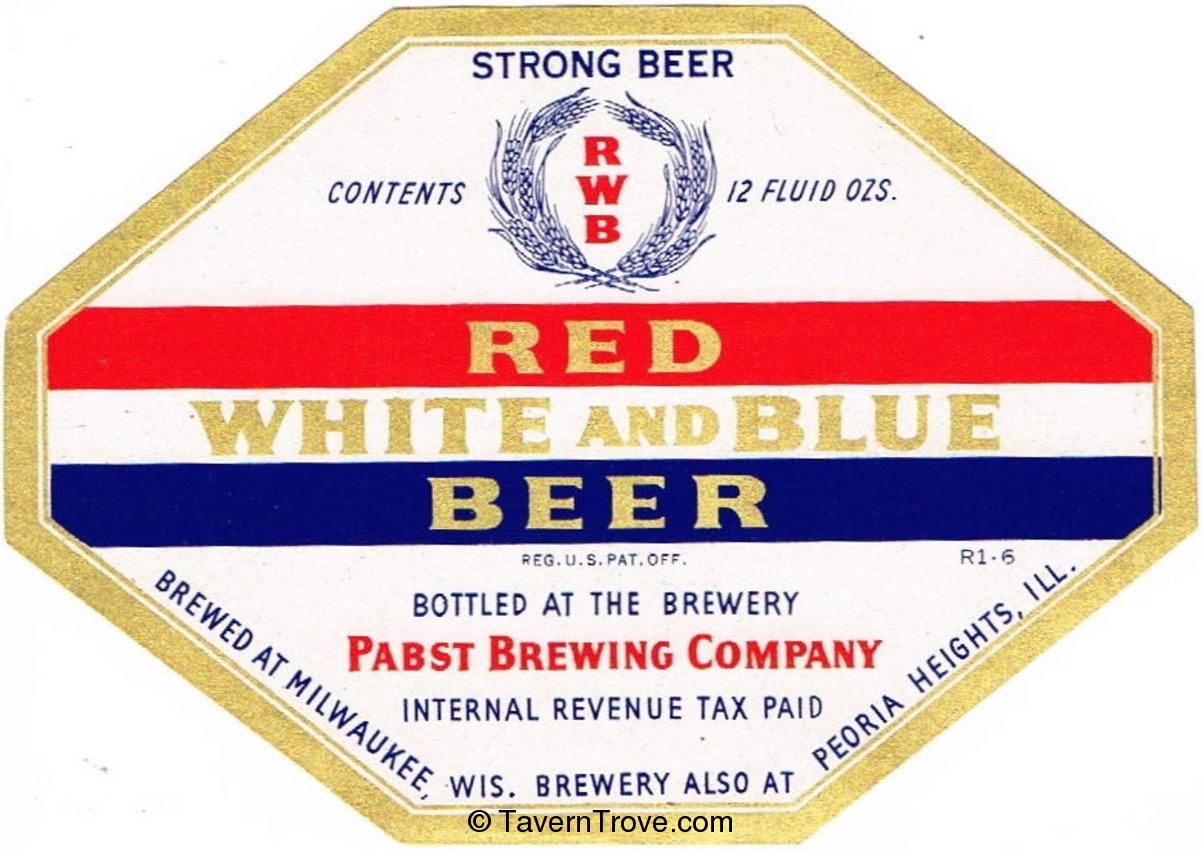 Red White and Blue Beer