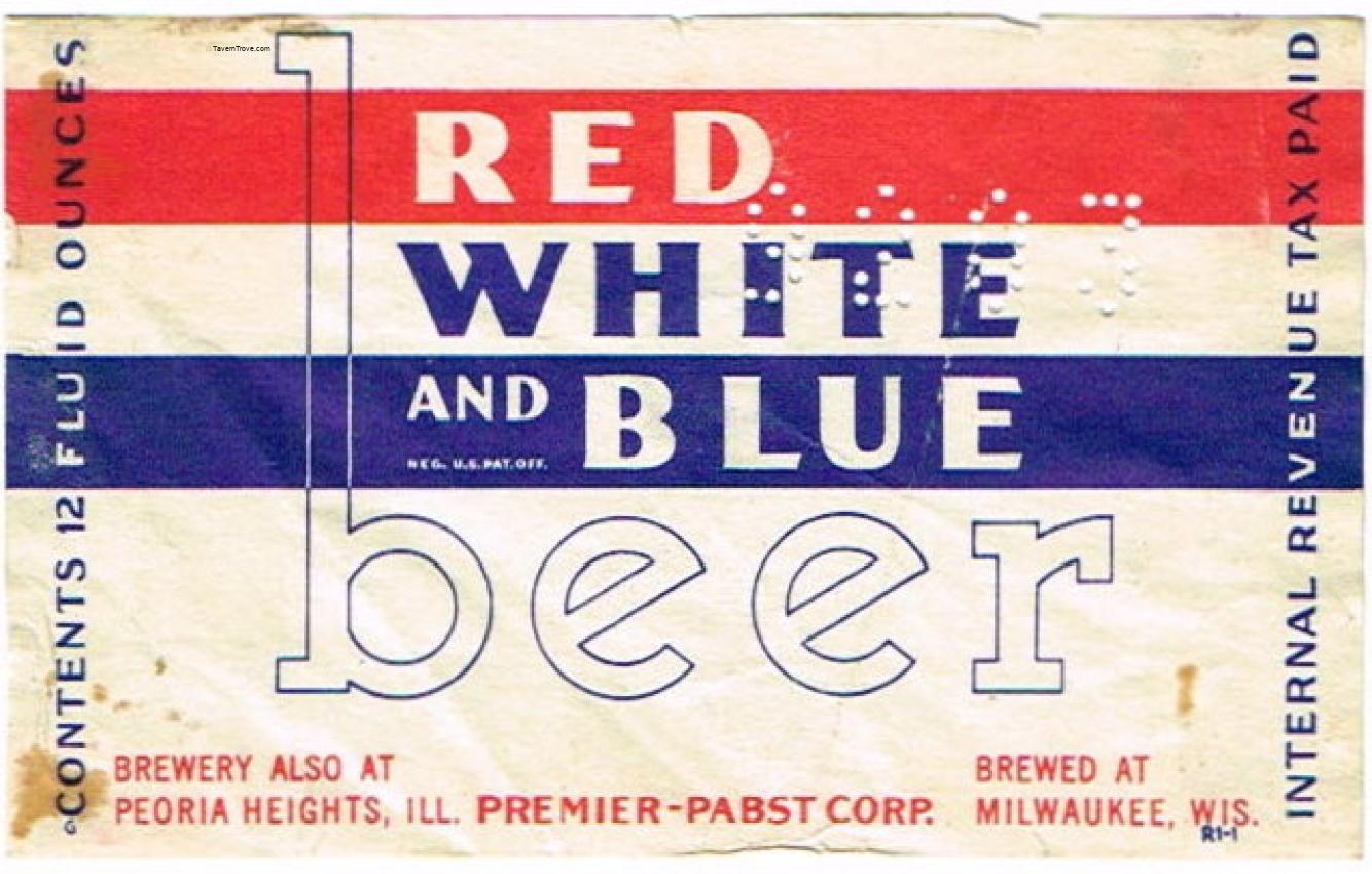 Red White and Blue Beer (68mm)