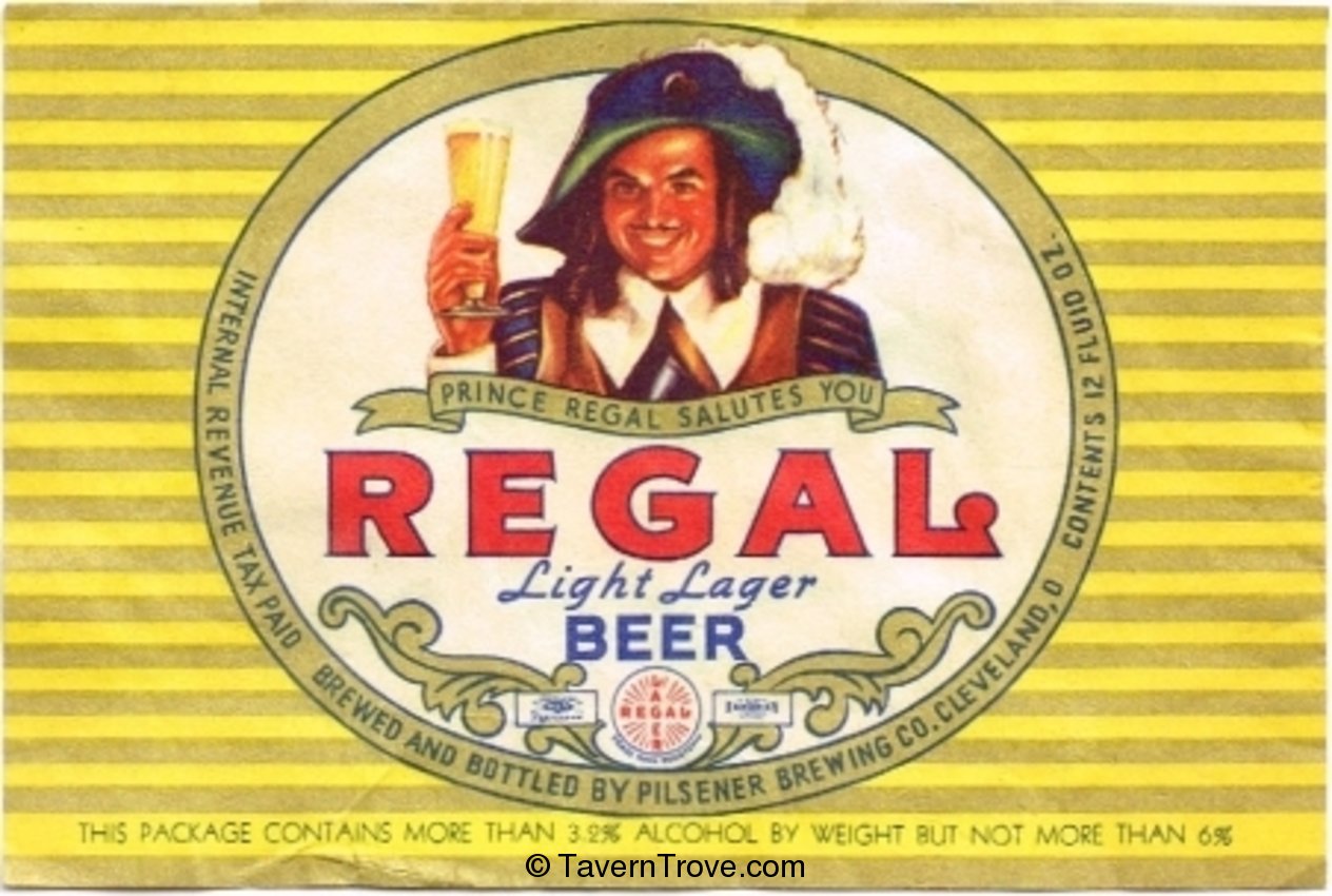 Regal Light Lager Beer 