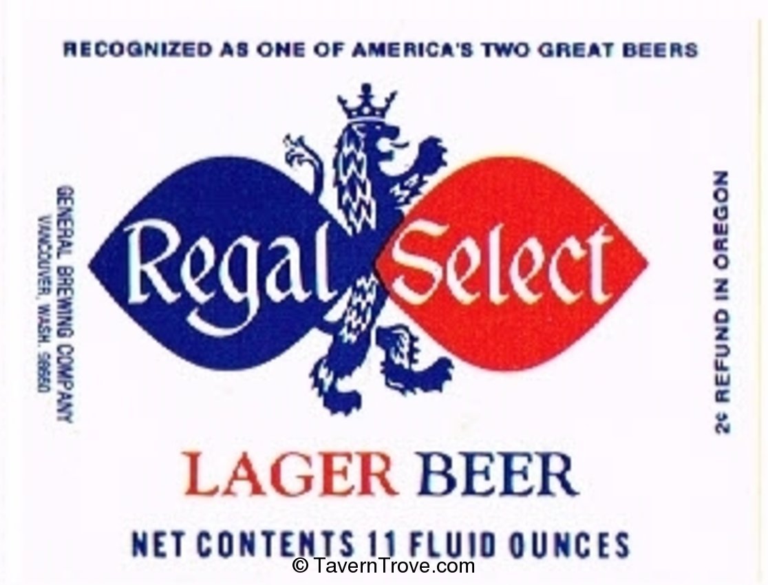 Regal Select Light Beer