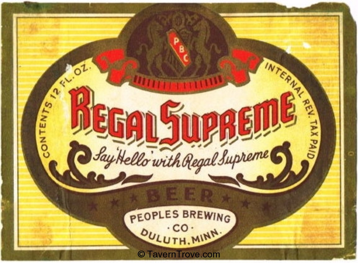 Regal Supreme Beer