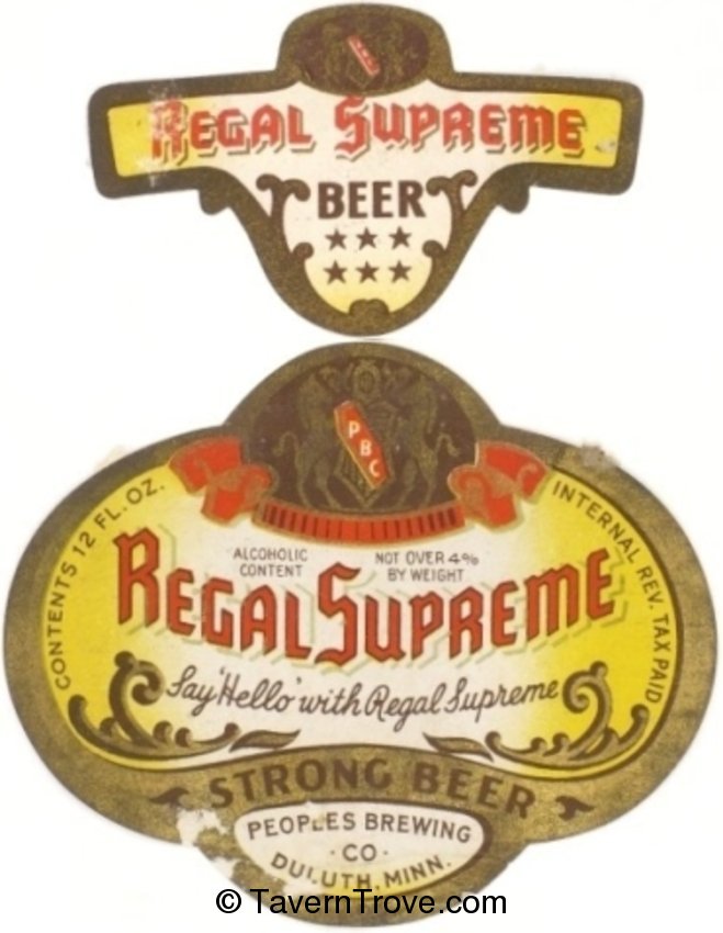 Regal Supreme Beer