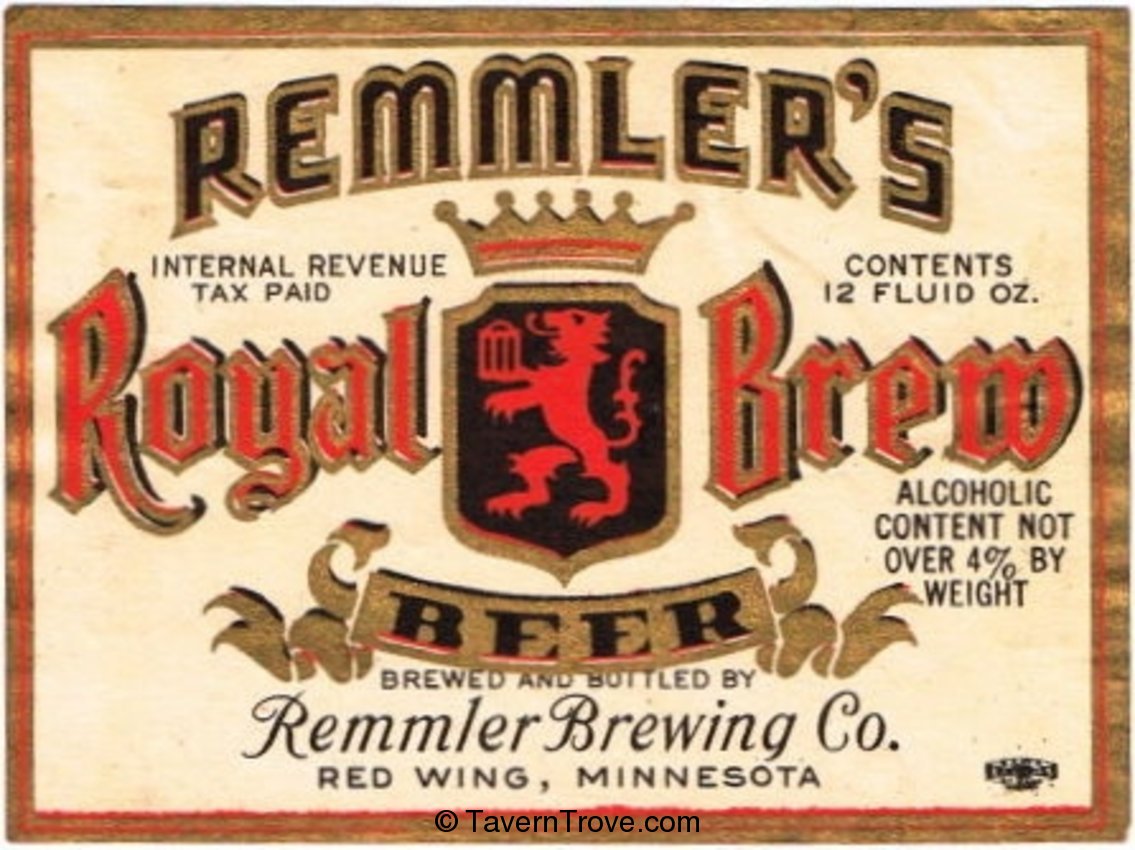 Remmler's Royal Brew Beer