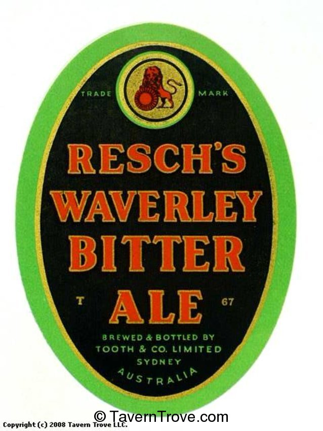 Resch's Waverley Bitter Ale