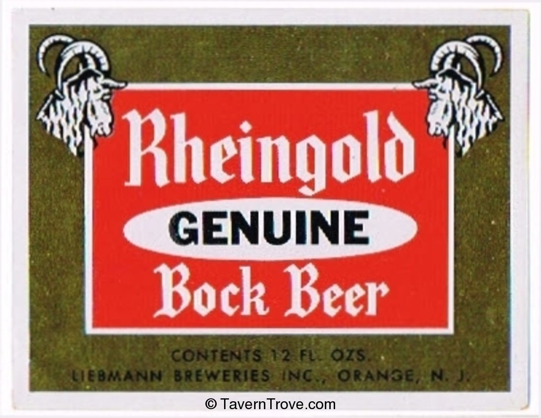 Rheingold Bock Beer