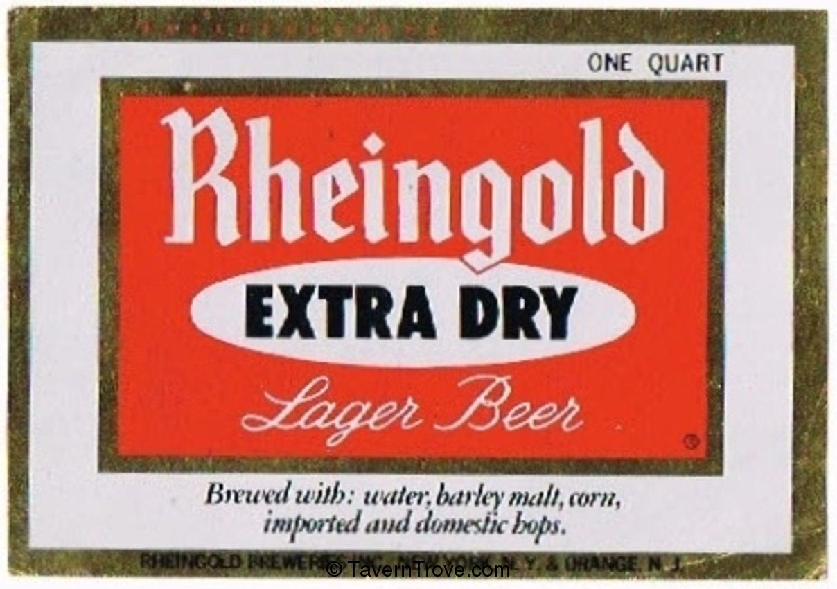 Rheingold Extra Dry Lager Beer