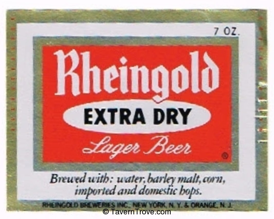 Rheingold Extra Dry Lager Beer