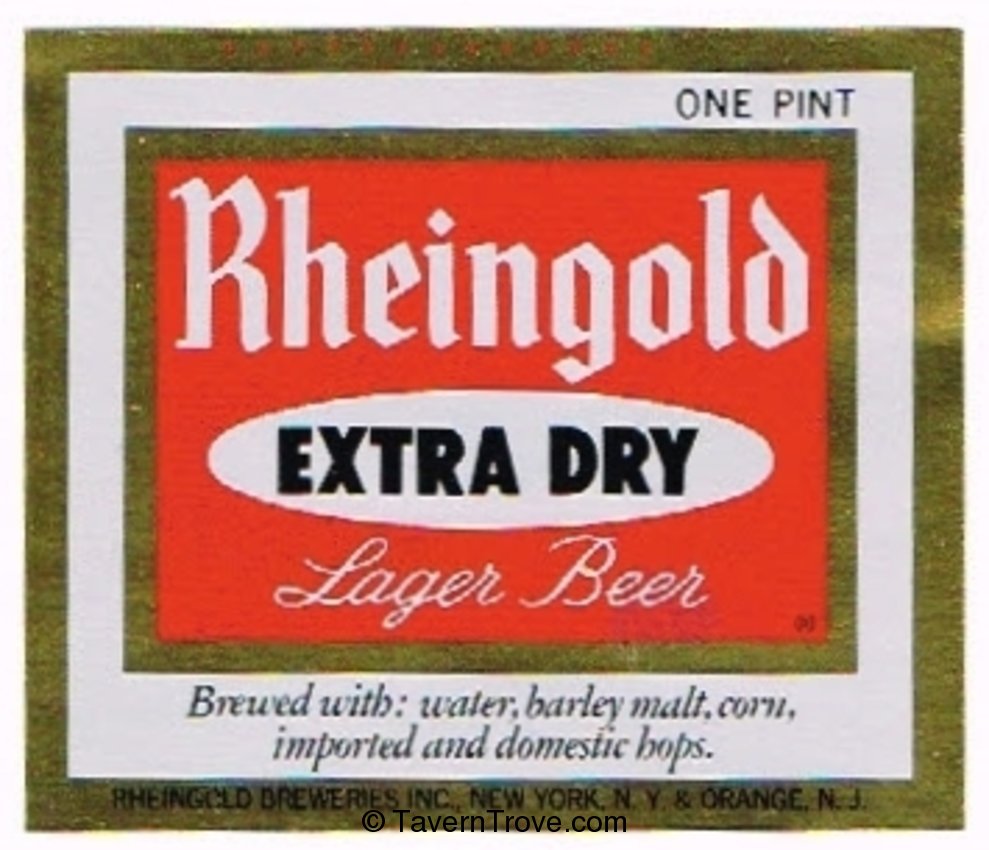 Rheingold Extra Dry Lager Beer