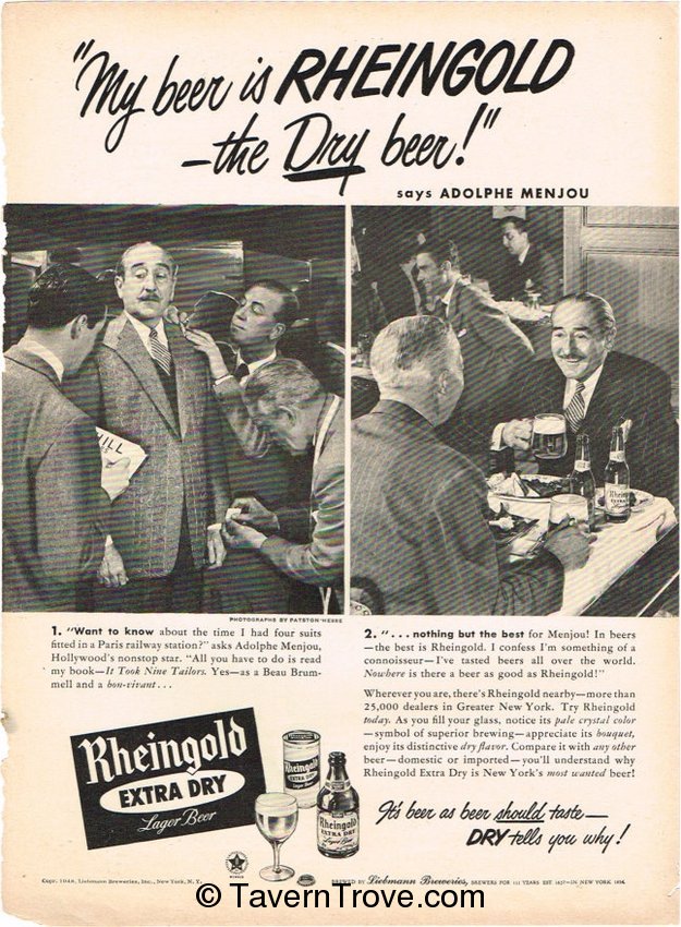 Rheingold Extra Dry Lager Beer