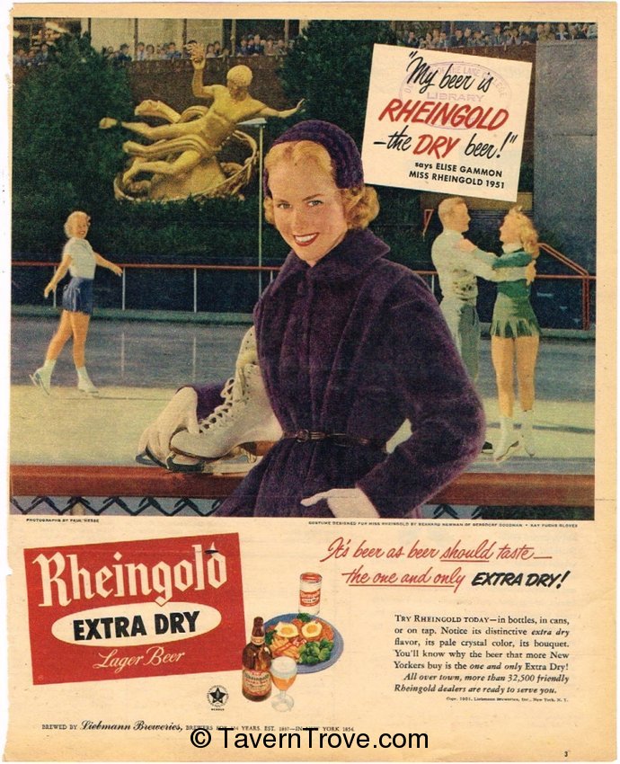 Rheingold Extra Dry Lager Beer