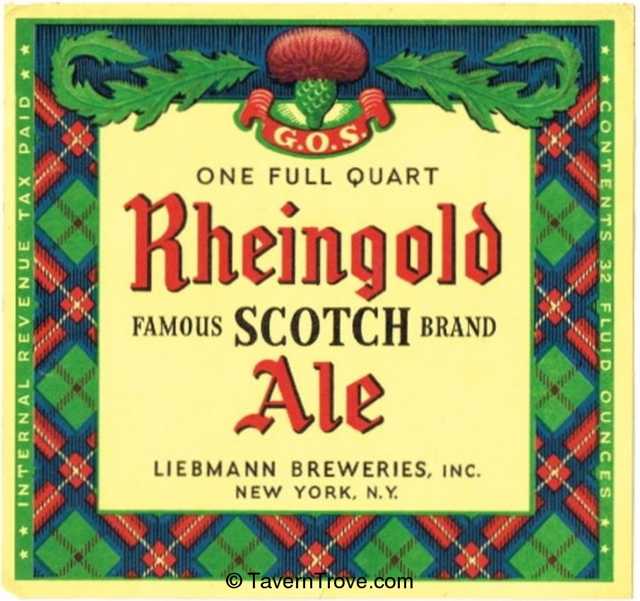 Rheingold Scotch Ale 