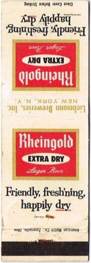 Rheingold Extra Dry Lager Beer Dupe