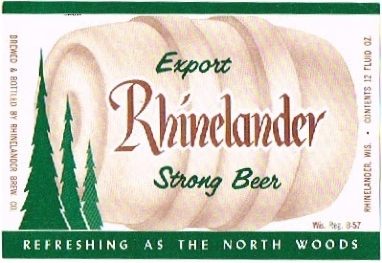 Rhinelander Export Beer