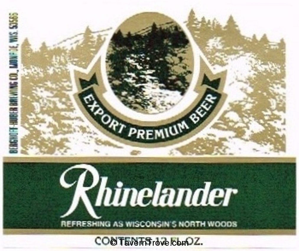 Rhinelander Export Premium Beer