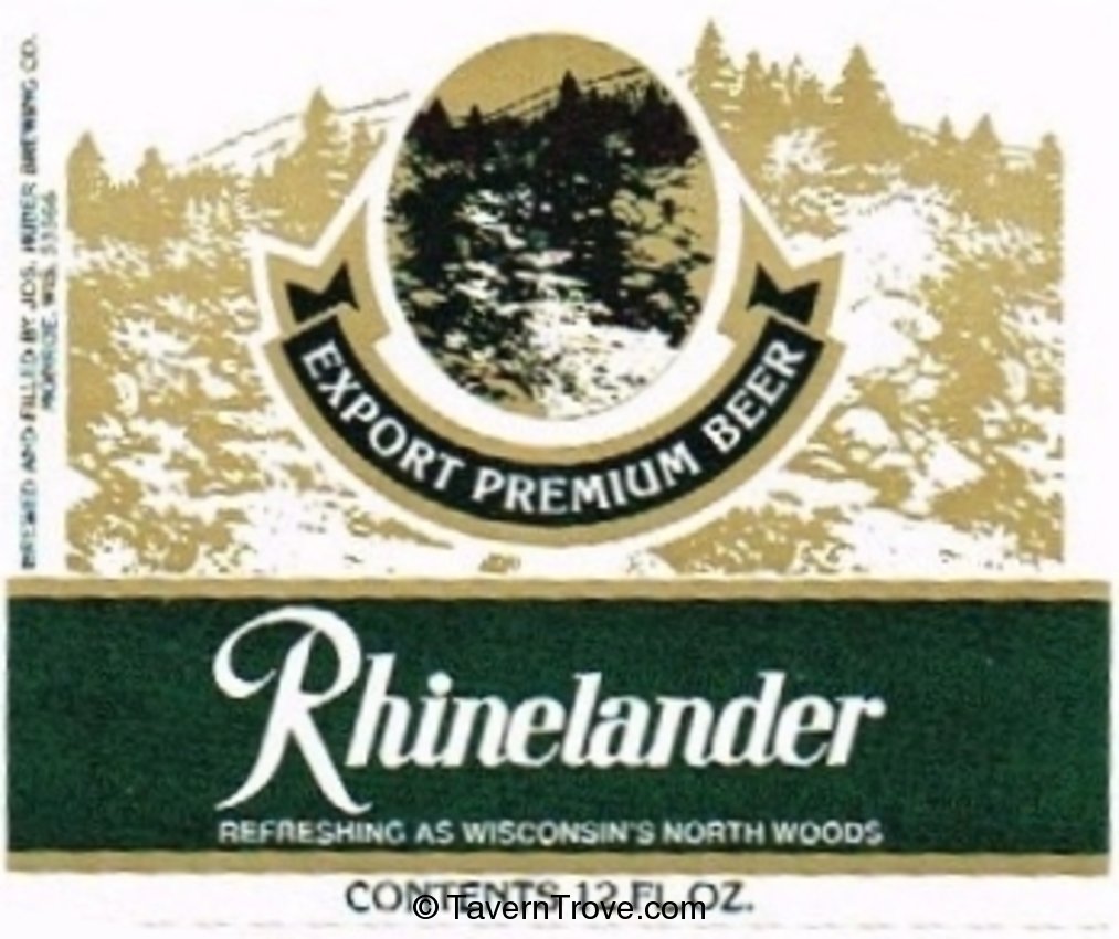 Rhinelander Export Premium Beer