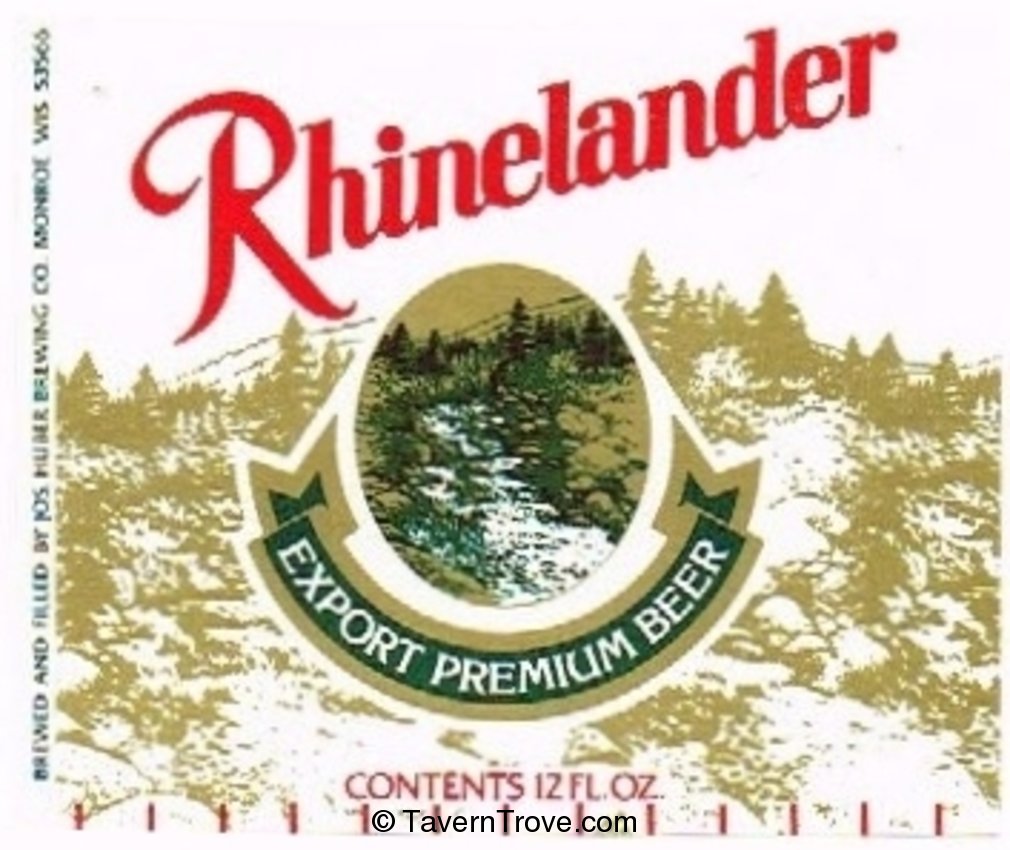 Rhinelander Export Premium Beer