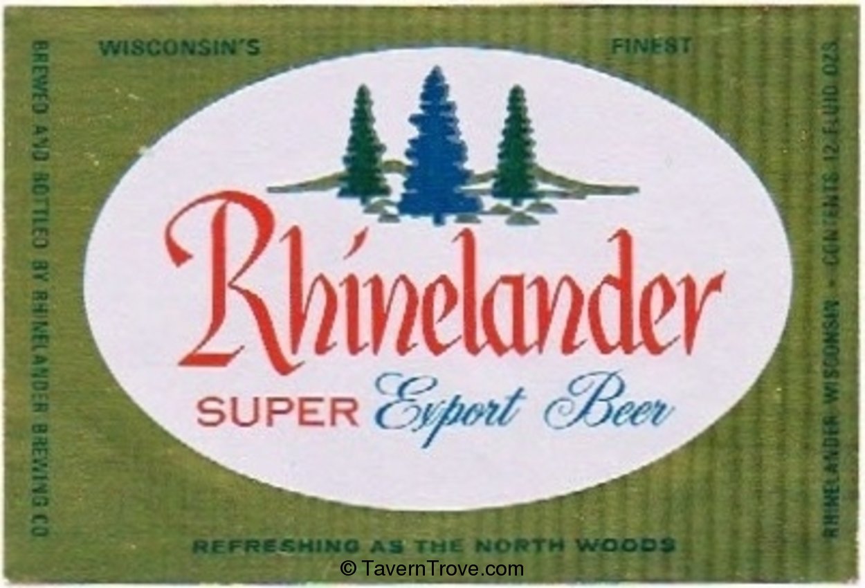 Rhinelander Super Export Beer