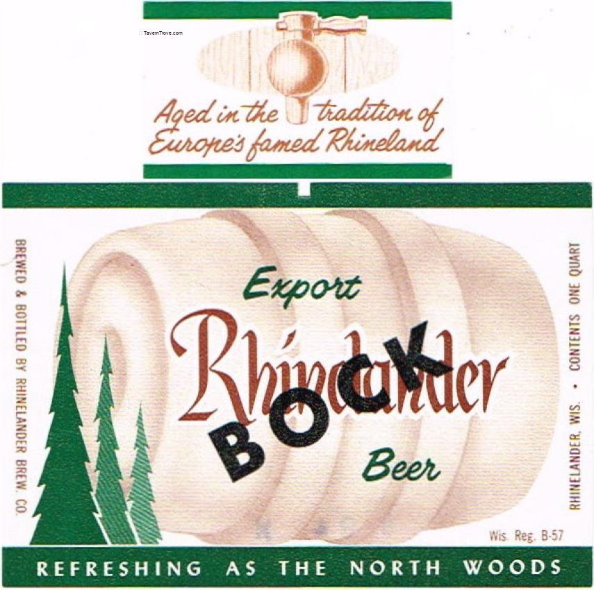 Rhinelander Export Bock Beer