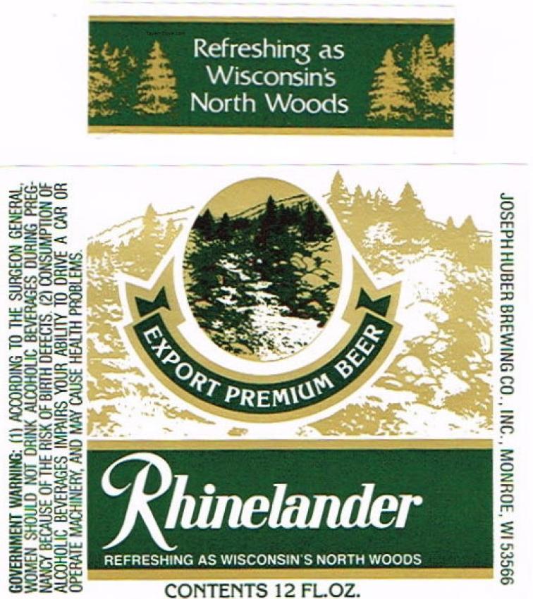 Rhinelander Export Premium Beer