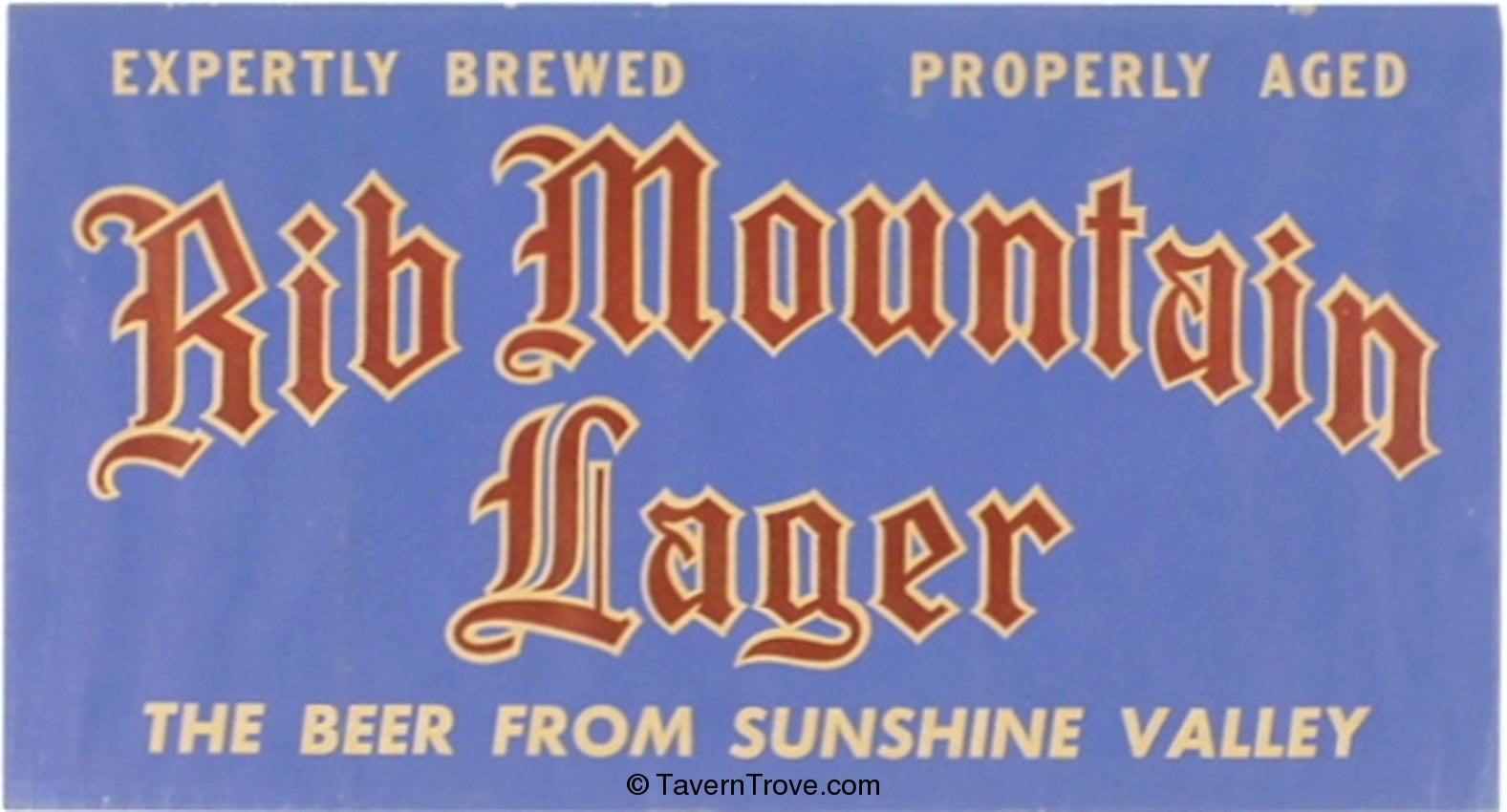 Rib Mountain Lager Beer