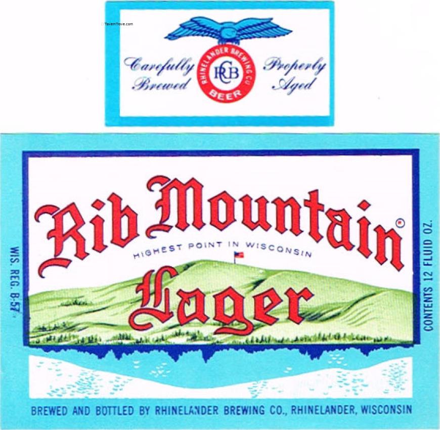 Rib Mountain Lager Beer