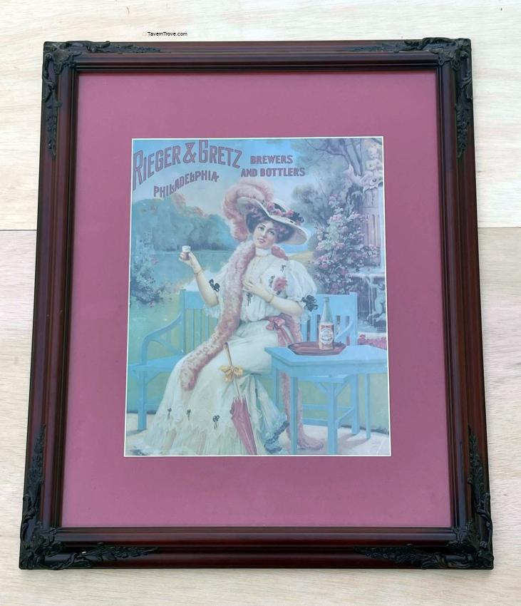 Rieger & Gretz Brewing Co. Reproduction Litho