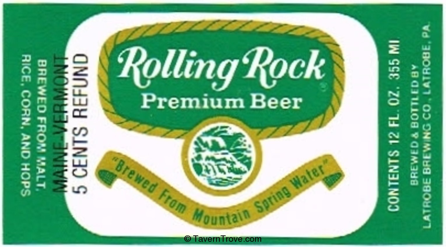 Rolling Rock Premium Beer 