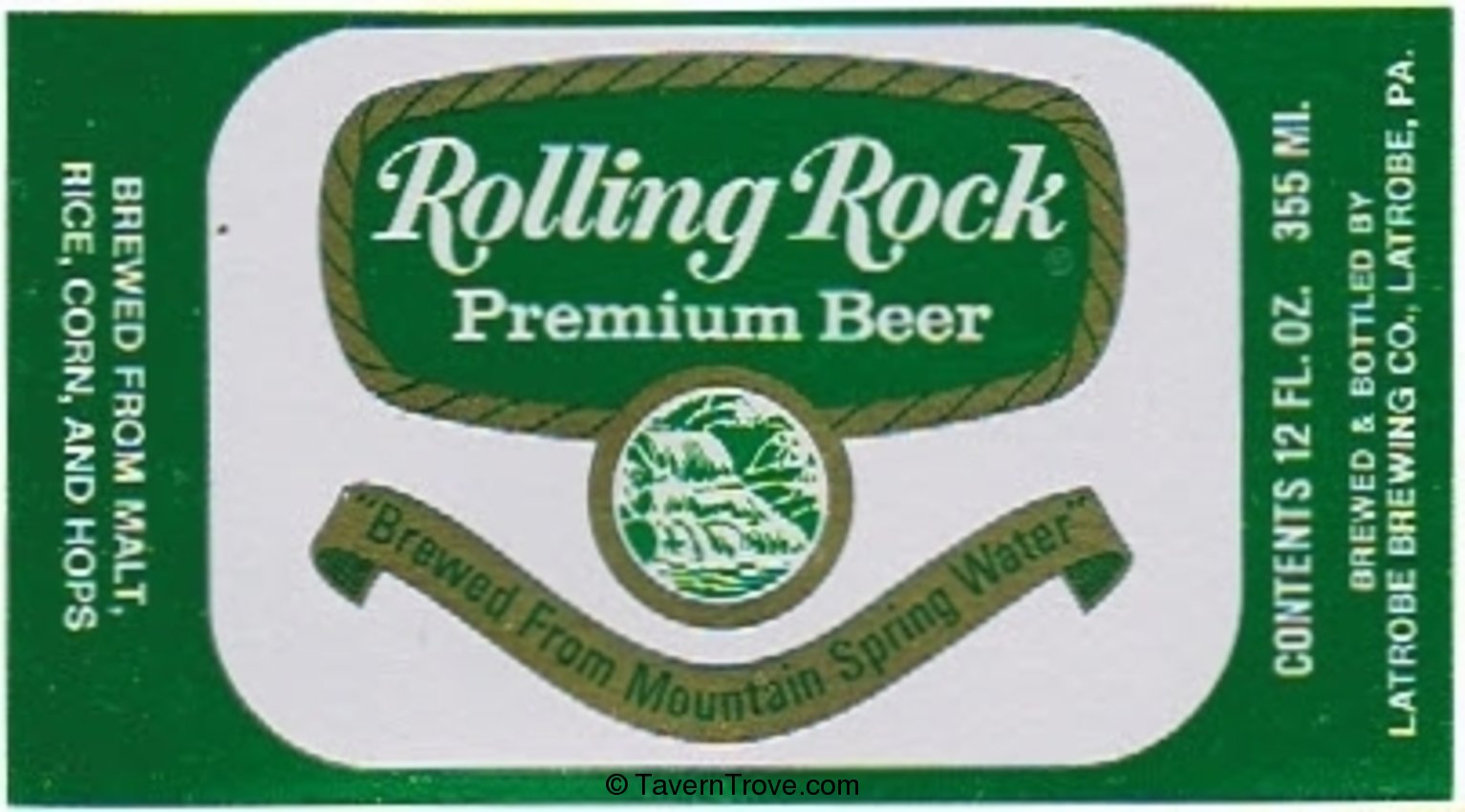 Rolling Rock Premium Beer 