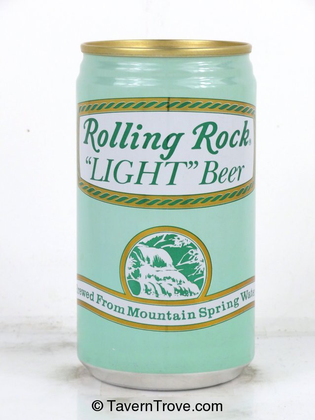 Item #96955 1985 Rolling Rock Light Beer Tab Top Can T116-22