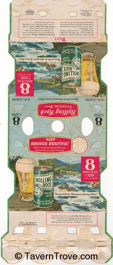 Rolling Rock Premium Beer (8 12oz cans)