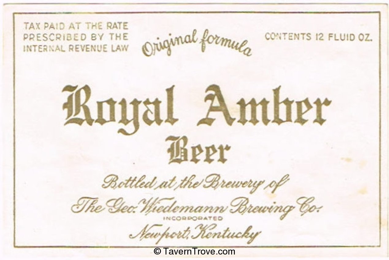 Royal Amber Beer