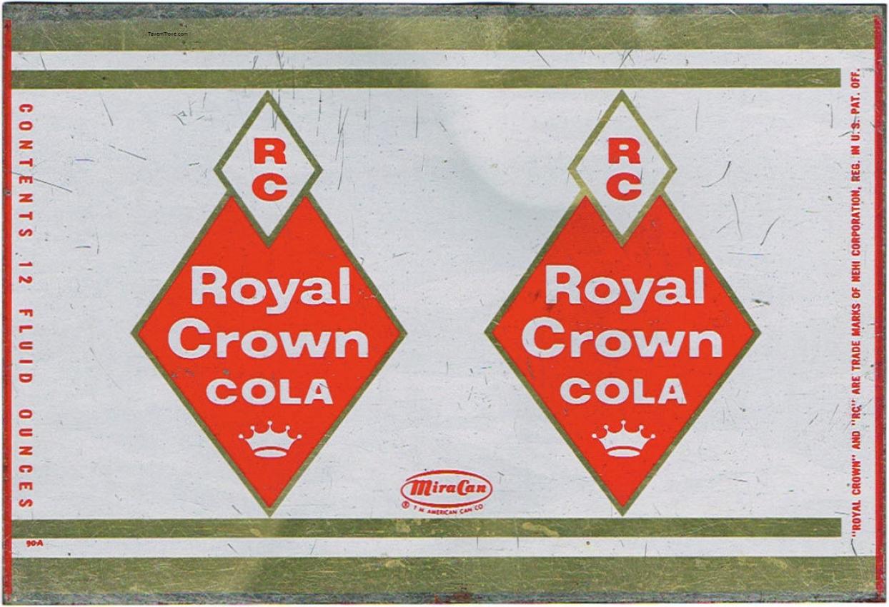 Royal Crown Cola Unrolled Sheet