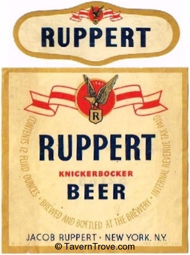 Ruppert Knickerbocker Beer