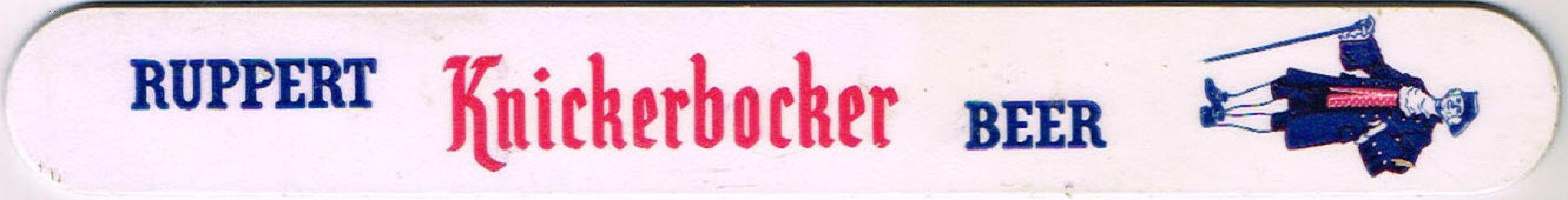 Ruppert Knickerbocker Beer