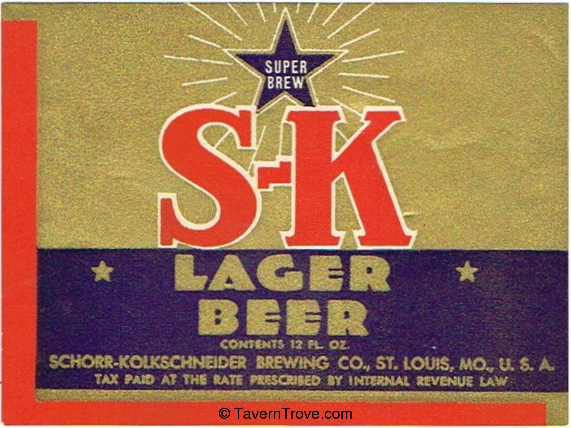 S-K Lager Beer