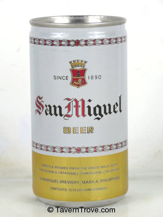 San Miguel 355ml Beer Can Manila Philippines