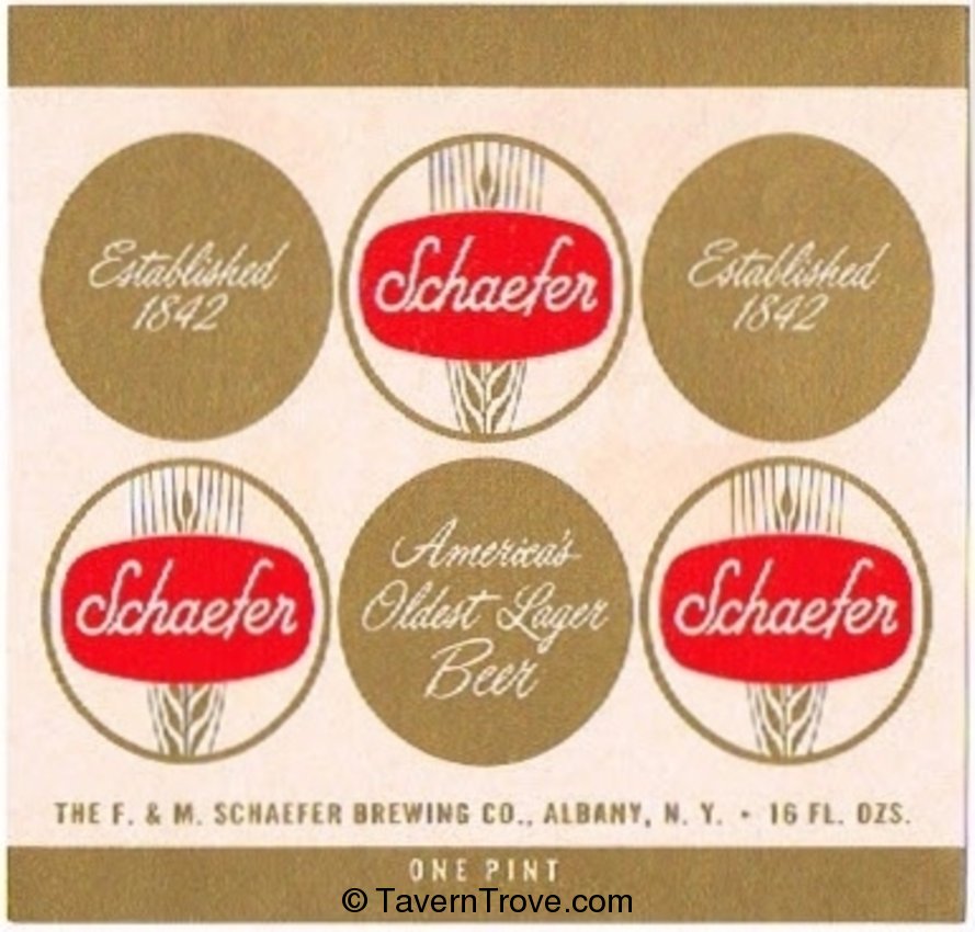 Schaefer Beer 