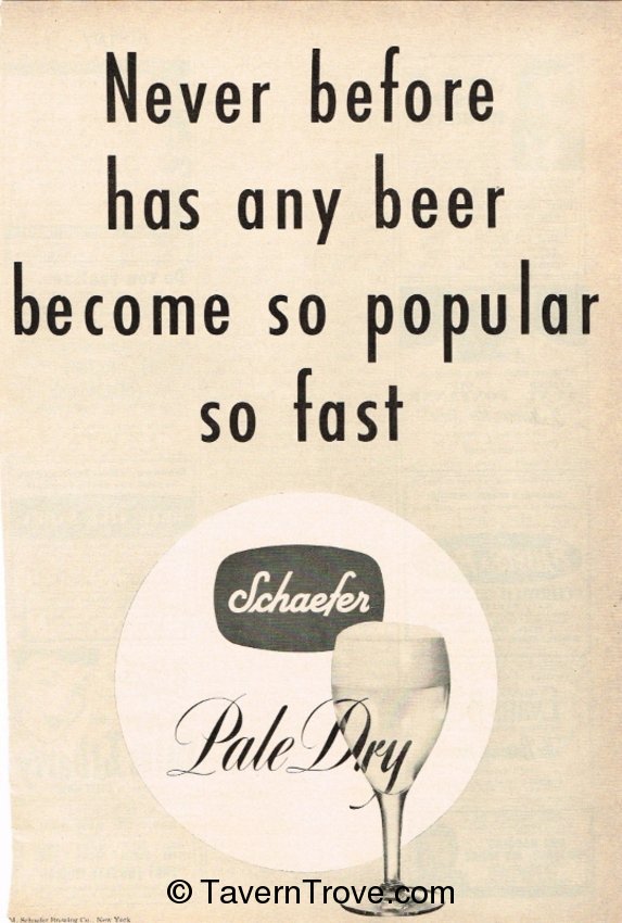 Schaefer Beer