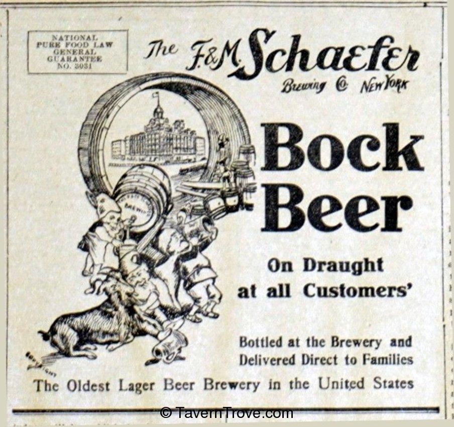 Schaefer Bock Beer