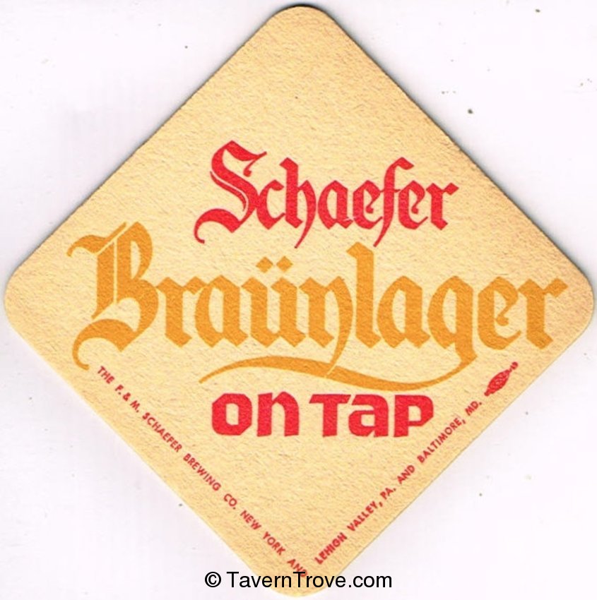 Schaefer Braunlager Beer