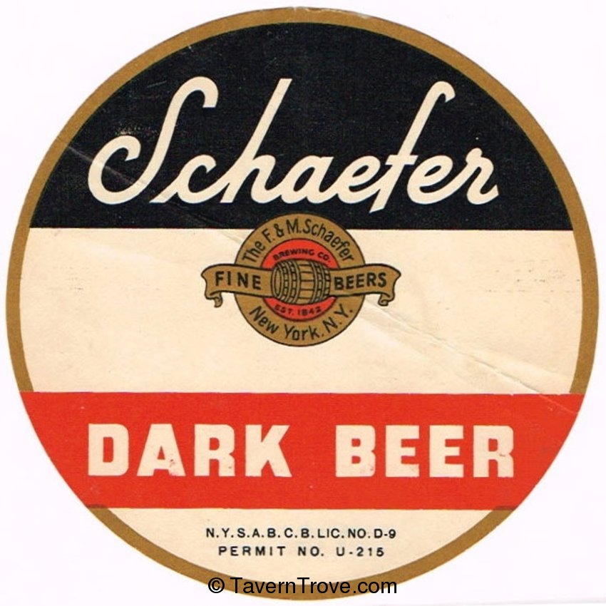 Schaefer Dark Beer