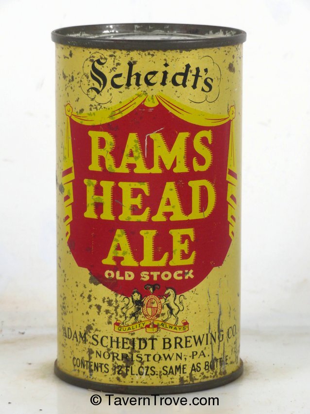 Scheidt's Rams Head Ale (Crimped and Glued Seam)