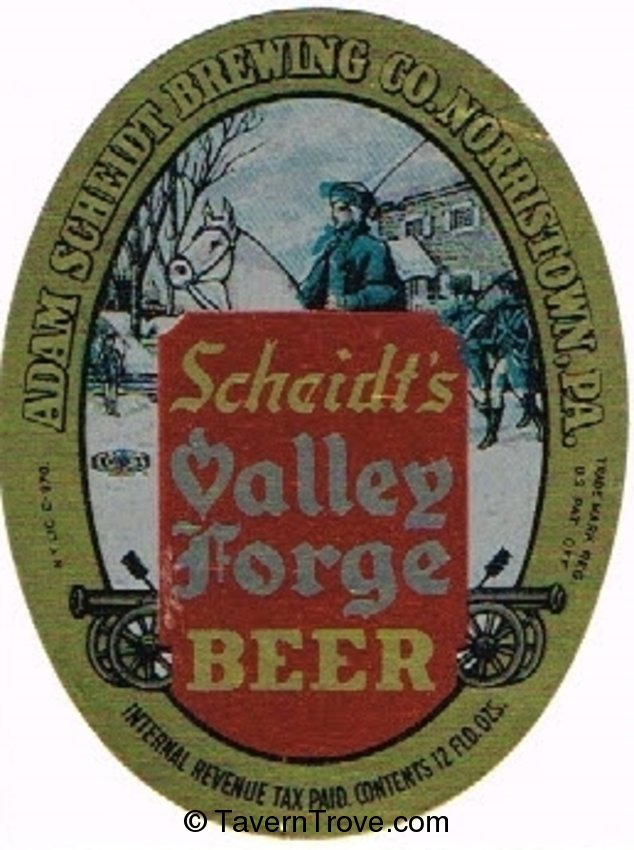 Scheidt's Valley Forge Beer