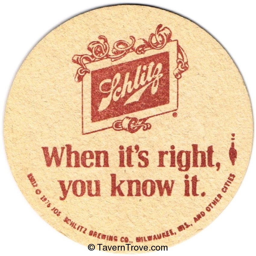 Schlitz Beer