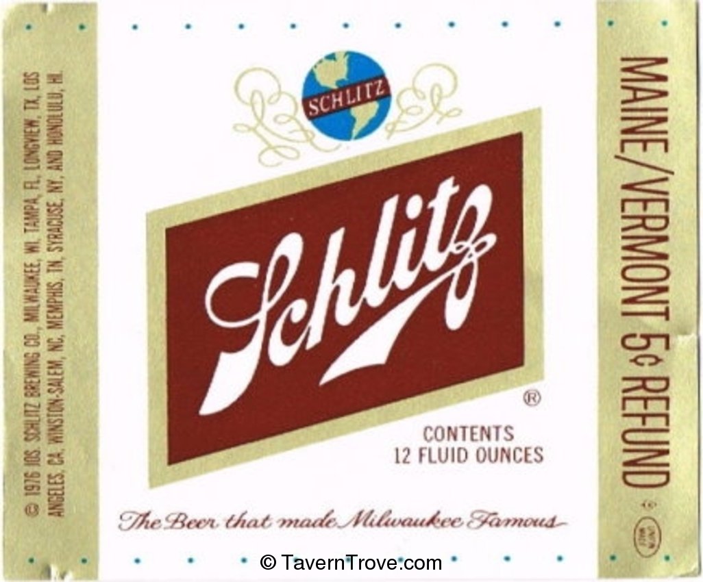 Schlitz Beer