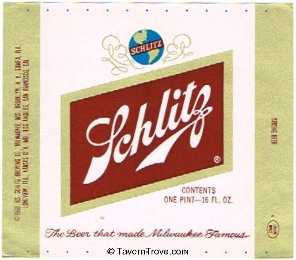 Schlitz Beer