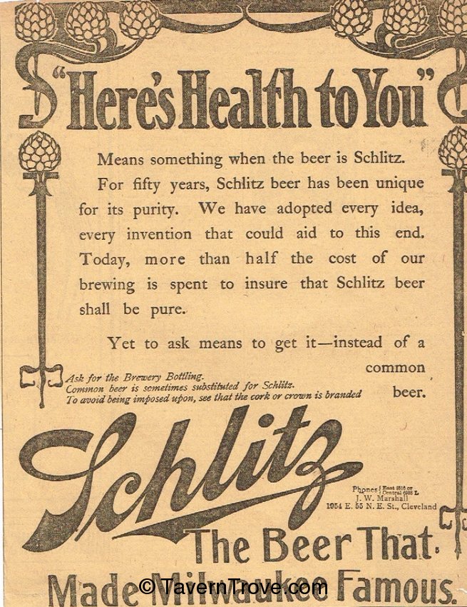 Schlitz Beer