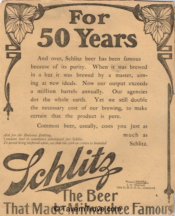 Schlitz Beer