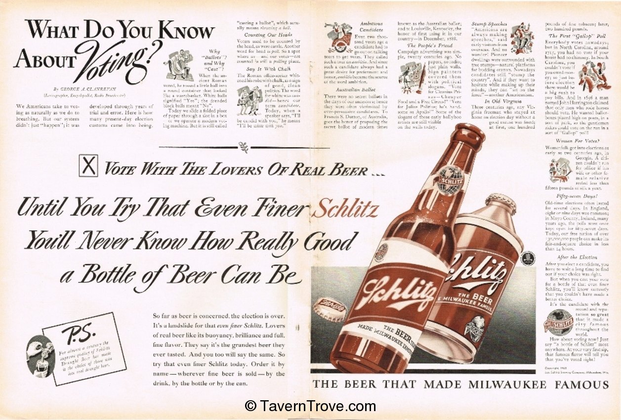 Schlitz Beer